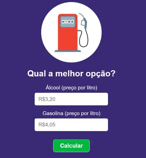 Calculadora de combustível