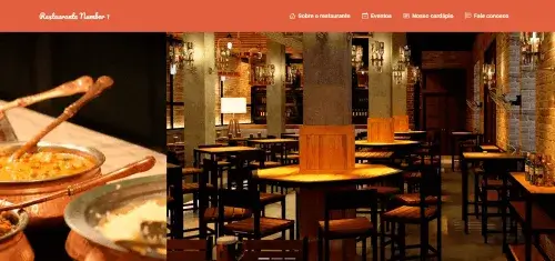 Imagem geral de site Restaurante 1.