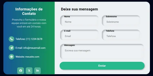 Imagem de uma tela de cadastro/login.